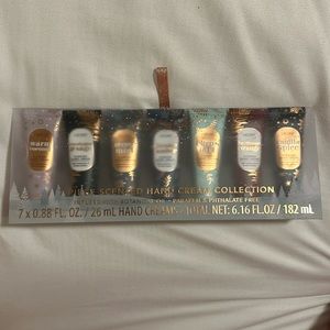 7 piece holiday scented hand cream